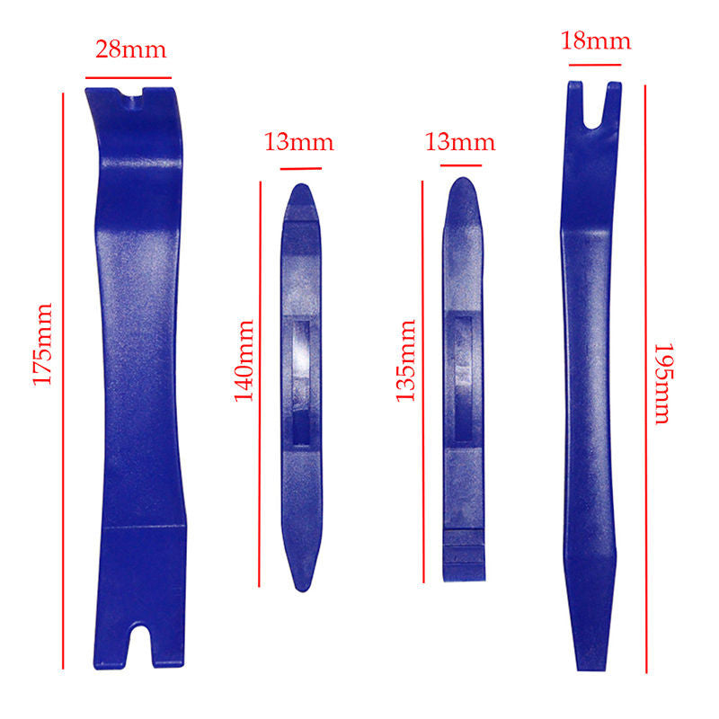 7pcs Plastic Car Truck Radio Door Clip Panel Trim Dash Removal Installer Pry Tool Set