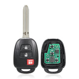Set of 2 Remote Car Keyless Entry Key Fob G for 2013 2014 2015 2016 2017 Toyota RAV4