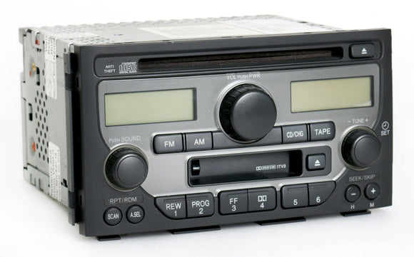 Honda Pilot 2003-2005 Radio AM FM CD Cassette Player 39100-S9V-A120 Face 1TV3