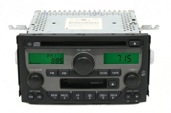 2003-2005 Honda Pilot AM FM Radio Cassette Single CD Player 39100-S9V-A110 1TV1