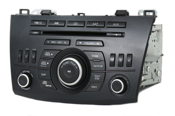 2012-2013 Mazda 3 AM FM Single Disc CD MP3 Player Radio BGV466AR0