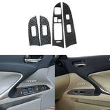 Carbon Fiber Window Lift Switch Panel Cover Trim for LEXUS IS250 IS350 2006-10