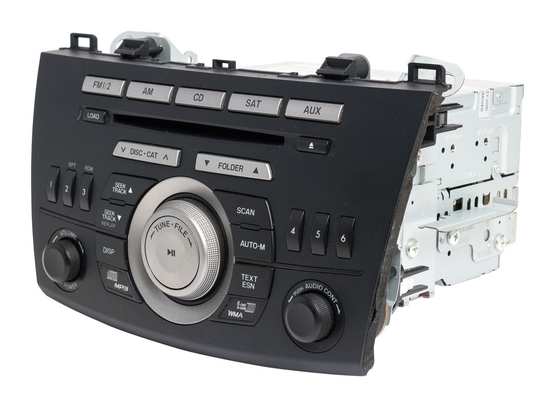 2011 Mazda 3 AM FM Tuner Receiver 6-Disc CD Player MP3 Sat BBM766ARX BBM366AH0A