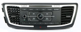 2013-2015 Honda Accord AM FM CD Player Auxiliary Radio with Air Vents OEM 39100-T2A-A220