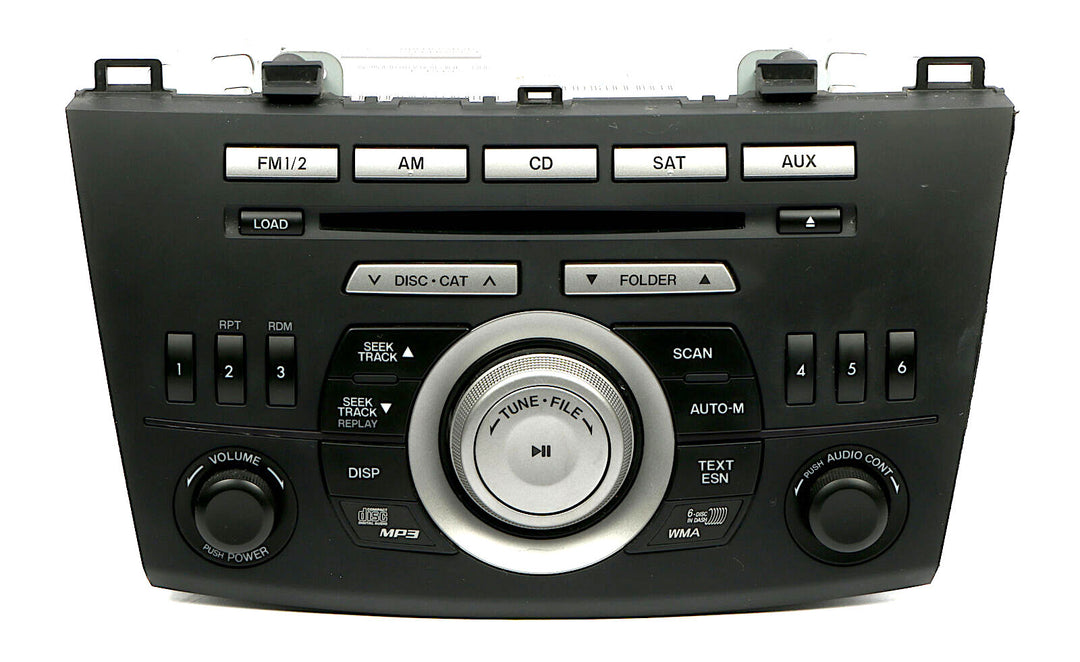 2010 Mazda 3 AM FM Tuner & Receiver MP3 6 Disc CD Changer OEM BBM466ARXB