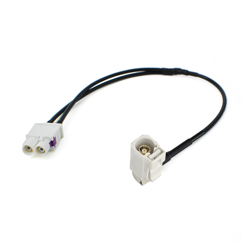 quot;Superbat Dual Fakra Radio Aerial Antenna Amplified Adapter Diversity  System For VW AUDI "