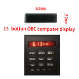 LCD Display for BMW E30 E28 On Board Computer Clock Bordcomputer BC1 OBC 13 button