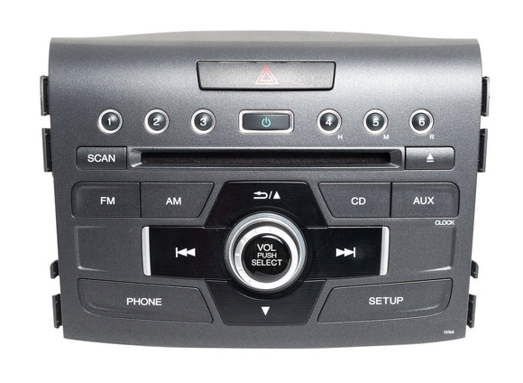 2012-2014 Honda CR-V AM FM Radio CD Player OEM 39100-T0A-A510-M1 Face Code 1XNA