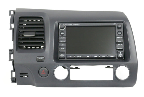 2007-2009 Honda Civic Radio OEM XM Navigation Receiver Vents Bezel 3954-SNA-A320-M1 2AD4