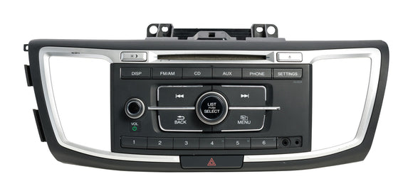 2013-2015 Honda Accord AM FM MP3 Aux OEM CD Player 39100-T2A-A120