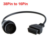 38 Pin to 16Pin OBD2 OBDII Diagnostic Cable Adapter Connector for Mercedes Benz