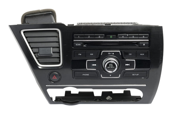 2013-2015 Honda Civic AM FM Radio CD Player 4BCM Bezel 39100-TR3-A41