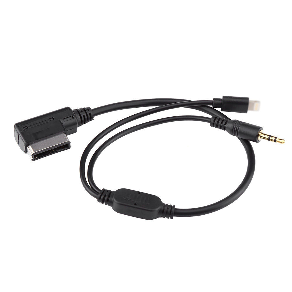 VOLKSWAGEN AUDI 3.5MM AUX AMI MMI iPhone Android USB Music Interface Adapter Cable Cord