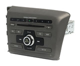 2012 Honda Civic AM FM Radio Single Disc CD MP3 Player 39100-TR0-A91 face 4PC5