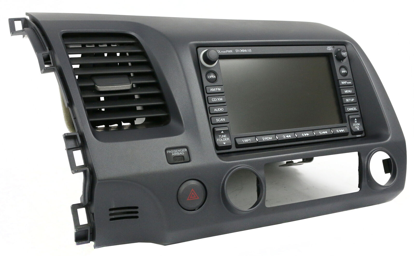 2007-2009 Honda Civic Radio OEM XM Navigation Receiver Vents Bezel 395 ...