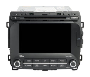 Radio CD Player Navigation for 2014-2016 Kia Forte OEM 96560-A7100WK