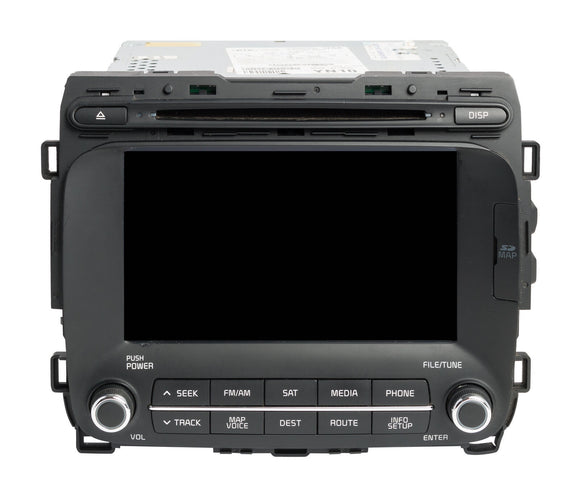 Radio CD Player Navigation for 2014-2016 Kia Forte OEM 96560-A7100WK