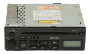 2002-2005 Hyundai Sonata Radio AM FM Single OEM CD Player 96160-3D102