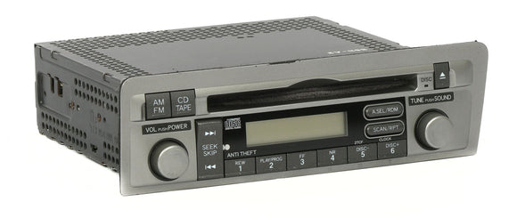 2004-2005 Honda Civic AM FM Radio OEM CD Player 39101-S5B-A210-M1 face 2TCF