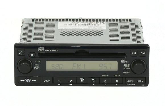 2007-2011 Honda CR-V AM FM Radio OEM CD Player 39100-SWA-A50 Face 4XN0