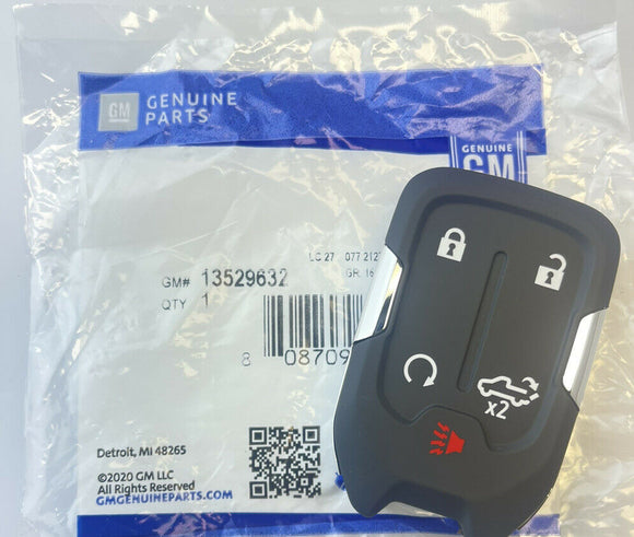 2019-2021 Chevrolet Silverado Remote Entry Key Fob Transmitter GM 13529632 OEM