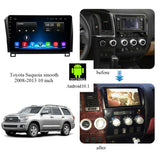 10.1" Android Navigation Radio for 2008-2018 Toyota Sequoia Tundra Head Unit Touchscreen GPS