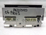 2004-2006 Toyota Prius AM FM Radio Single-Disc CD Player Receiver 86120-47090 Face Number 51807