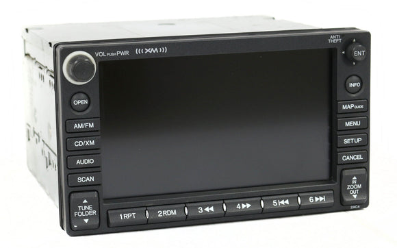 2007-2009 Honda Civic AM FM XM Ready Navigation Radio 39541-SNA-A310-M1 Face 2AC4