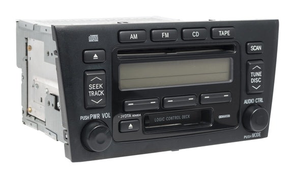 2000-2004 Toyota Avalon AMFM Radio CD Player Cassette AD6804 OEM 86120-AC081