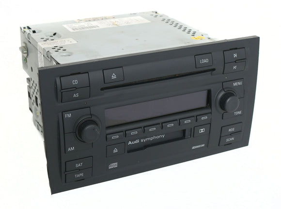 Symphony II Radio CD Cassette Player for 2004-2008 Audi A4 AM FM OEM 8E0035195H