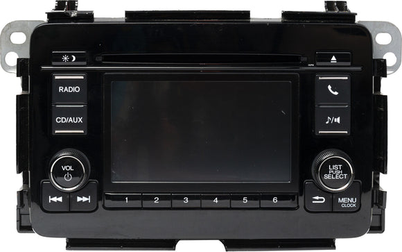 2018 Honda HR-V AM FM Radio Single Disc CD Player OEM 39100-T7W-A110-M1