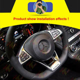 AMG Steering Wheel Cover Trims for Mercedes Benz C E Class W205 W213 W218 C200