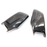 Set of 2 Carbon Fiber Side Mirror Cap Covers for 2011-2013 BMW F10 535i 550i 530d 528i