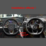 AMG Steering Wheel Cover Trims for Mercedes Benz C E Class W205 W213 W218 C200