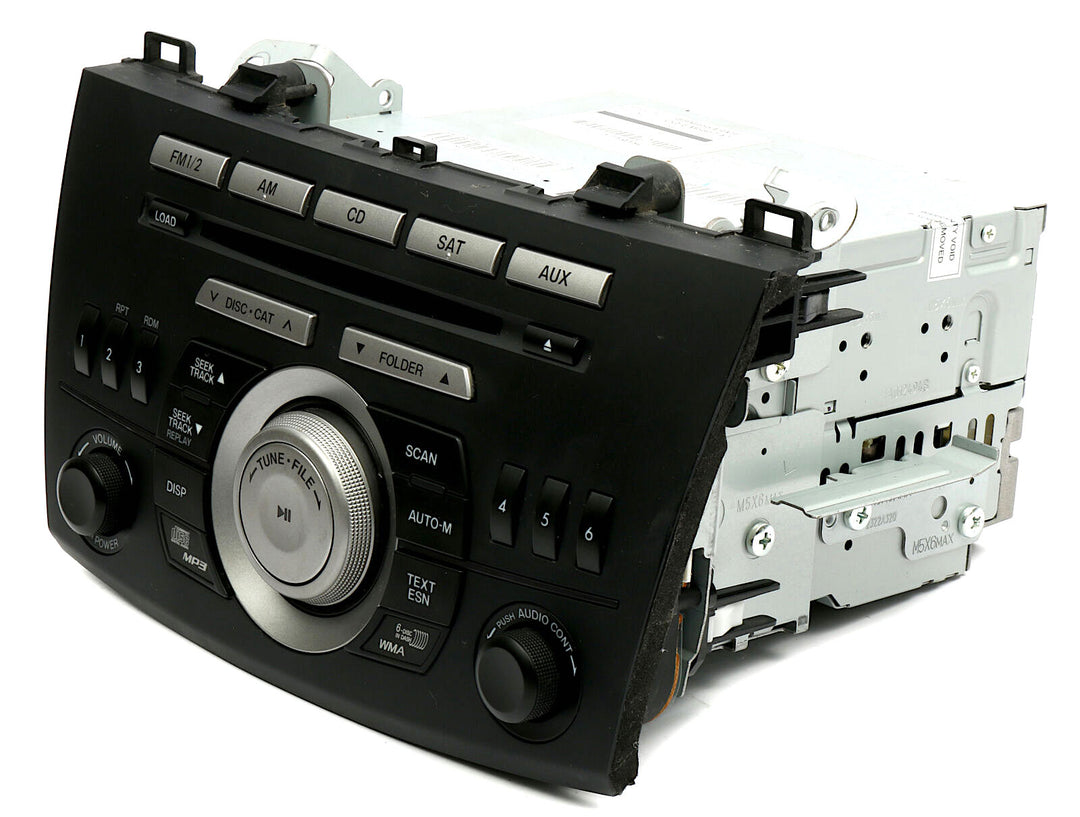 2010 Mazda 3 AM FM Tuner & Receiver MP3 6 Disc CD Changer OEM BBM466ARXB