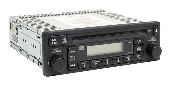 2003-2005 Honda Pilot AM FM Radio OEM CD Player 39100-S9V-A010-M1 face 4XV0