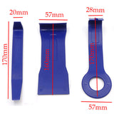 7x CAR TRUCK RADIO DOOR CLIP PANEL TRIM DASH AUDIO REMOVAL PLASTIC PRY TOOL KIT