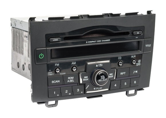 2010-2011 Honda CR-V AM FM Radio 6 Disc CD MP3 Player 39100-SWA-A011-M1 Face 1XN4