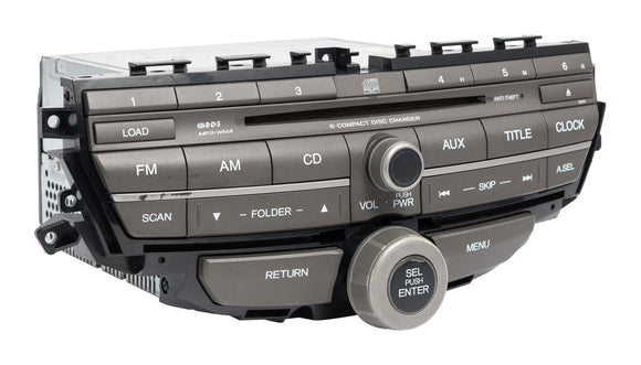 2010-2012 Honda Accord OEM Radio 6 Disc CD MP3 Player 39100-TA0-A311-M1 Face 3BAB