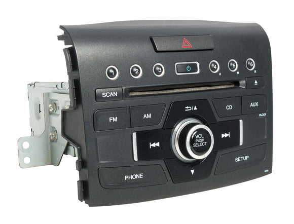 2012-2014 Honda CR-V AM FM CD OEM Radio 39100-T0A-A113-M1 Face Code 1XN6