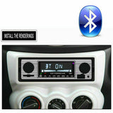 Modern Vintage 4-Channel Bluetooth USB/FM/WMA/WAV Radio Audio Stereo MP3 for Audi Porsche VW BMW