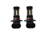 2x LED Yellow French Fog Light Bulbs for 2005-2013 Corvette C6 3000k 9005 80w 12v LED Lamp Replacement