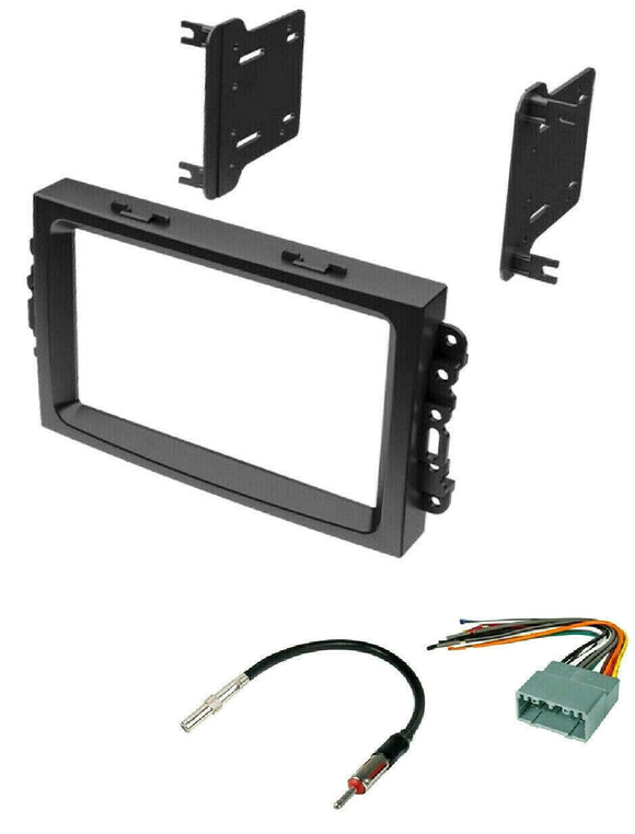 Car Stereo Radio Double 2DIN Dash Kit Install Combo 2004-2010 Chrysler Dodge Jeep