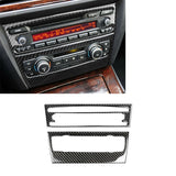 Carbon Fiber Air Conditioning Professional CD Panel Cover Trim For BMW 3 Series E90 E92 E93 2005-2012