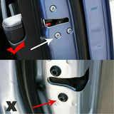 12x Car Interior Door Lock Screw Protector Cover Cap Trim Universal Accessories
