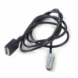 AUX USB MP3 Audio Input Cable Adapter For Toyota Camry RAV4 Corolla Lexus 2012 2013