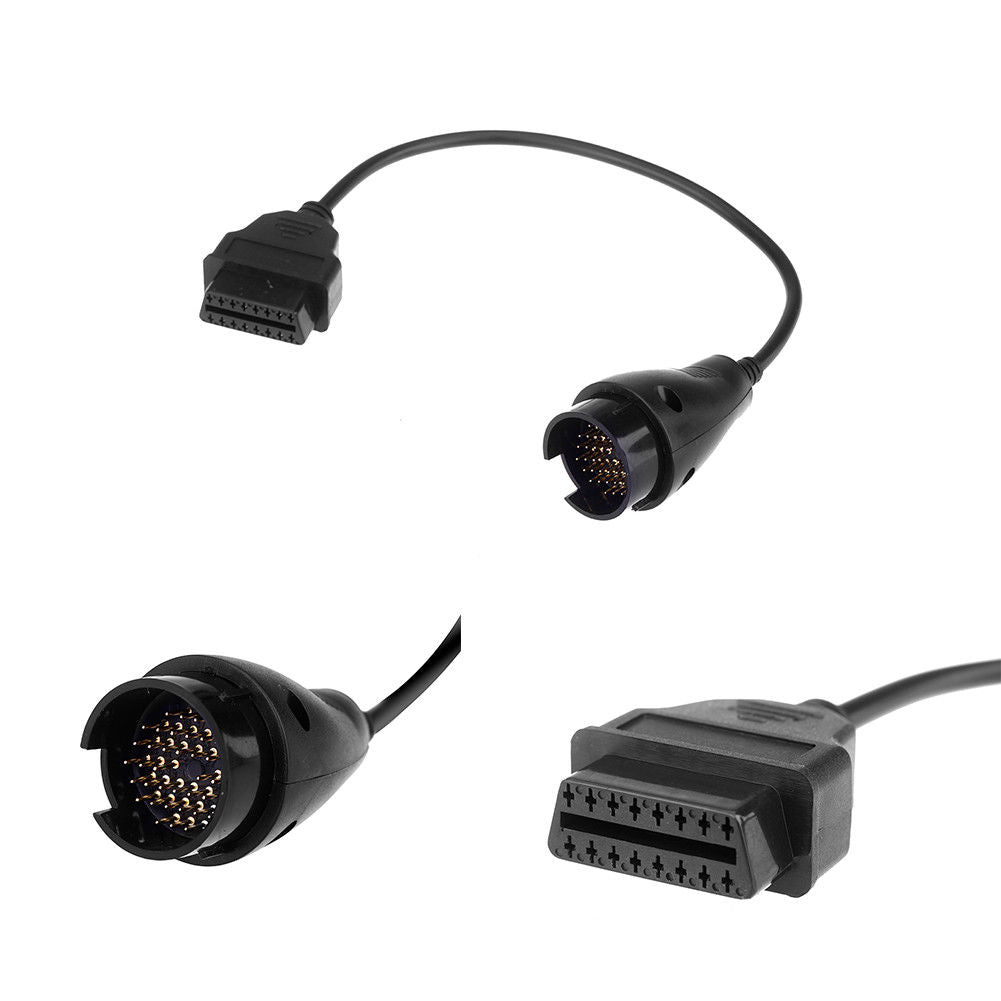 SJLERST Konverter Adapterkabel, 38 Pin auf 16 Pin OBD2 Adapter Stecker  Diagnosekabel, Diagnose Scanner Kabel Adapter