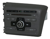 Honda Civic 2012 Radio AM FM OEM CD Player 39100-TS8-A313-M1 Face 2BC7