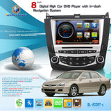 Android Upgrade for 2003-2007 Honda Accord 8" Autoradio GPS Touch Screen Navigation Radio DVD Stereo