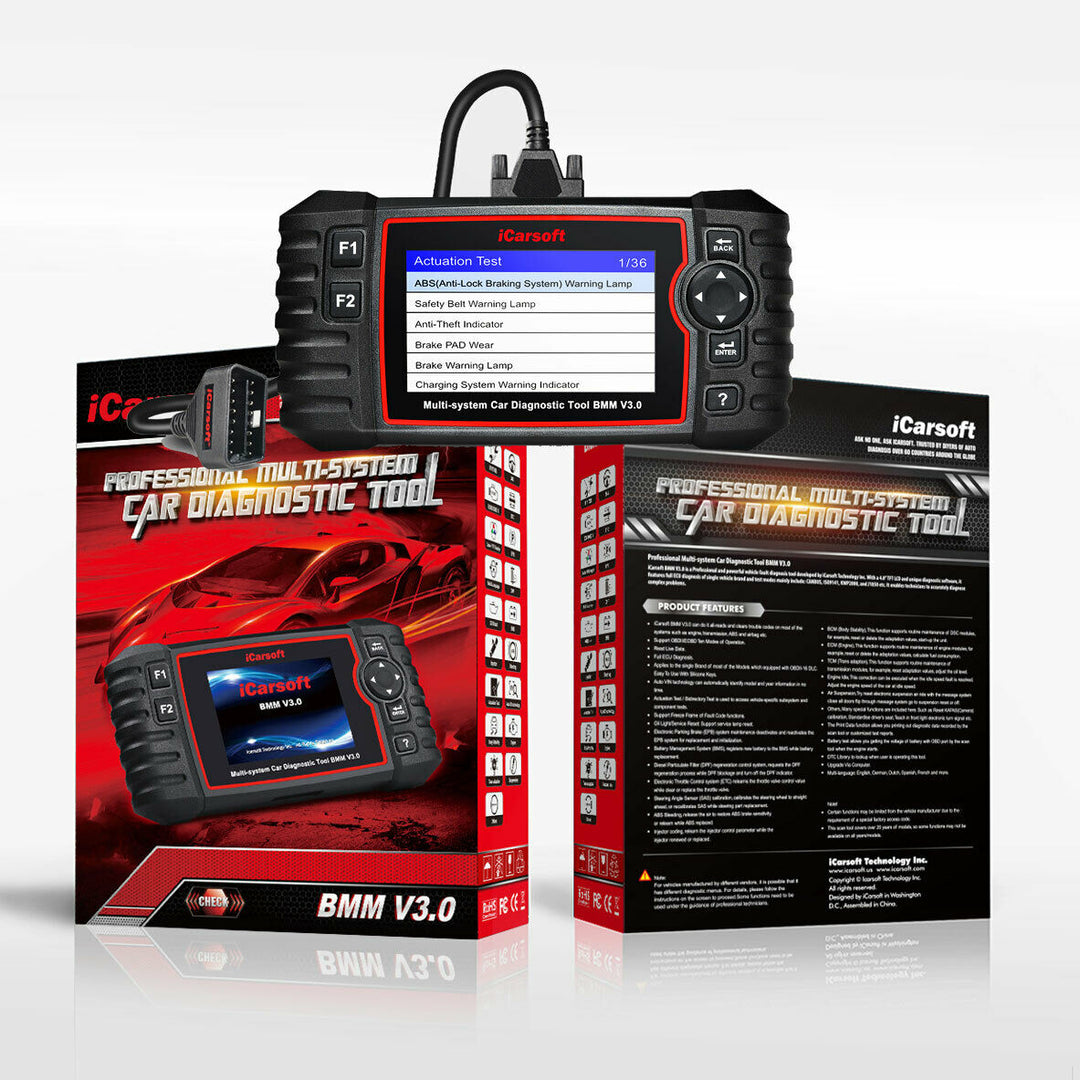 Bi-Directional OBD2 Scanner for BMW MINI Rolls-Royce iCarsoft BMM V3.0